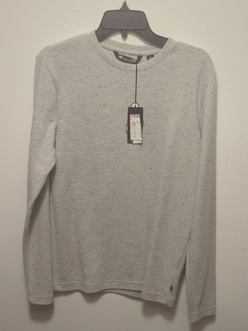 NWT Travis Mathew Cloud Waffle Crew Neck Sweater Size Small
